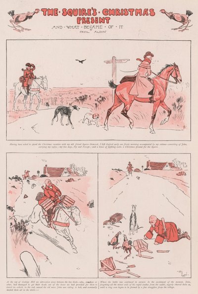 大地主のクリスマスプレゼント 作： Cecil Charles Windsor Aldin